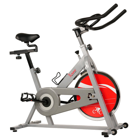 Image of Sunny Health & Fitness SF-B1001S Indoor Cycling Bike - Silver