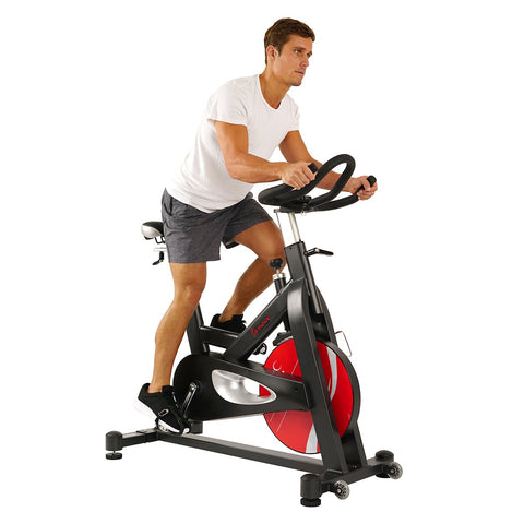 Image of Sunny Health & Fitness Evolution Pro Magnetic Belt Drive Indoor Cycling Bike