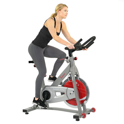 Image of Sunny Health & Fitness Pro II Indoor Cycling Bike with Device Mount and Advanced Display – SF-B1995