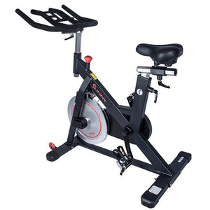 Sunny Health & Fitness Magnetic Belt Drive Indoor Cycling Bike with 44 lb Flywheel and Large Device Holder - SF-B1805