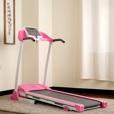 Image of Sunny Health & Fitness P8700 Pink Treadmill