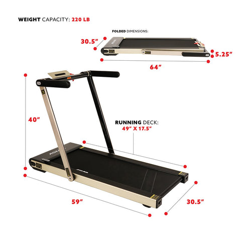 Image of ASUNA Slim Folding Motorized Treadmill